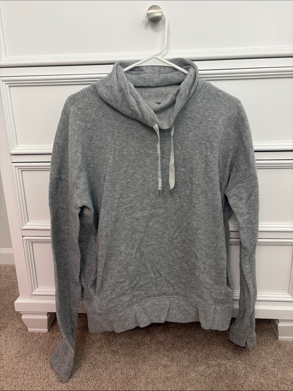Cozy Gray Cowl Neck Sweatshirt Lululemon